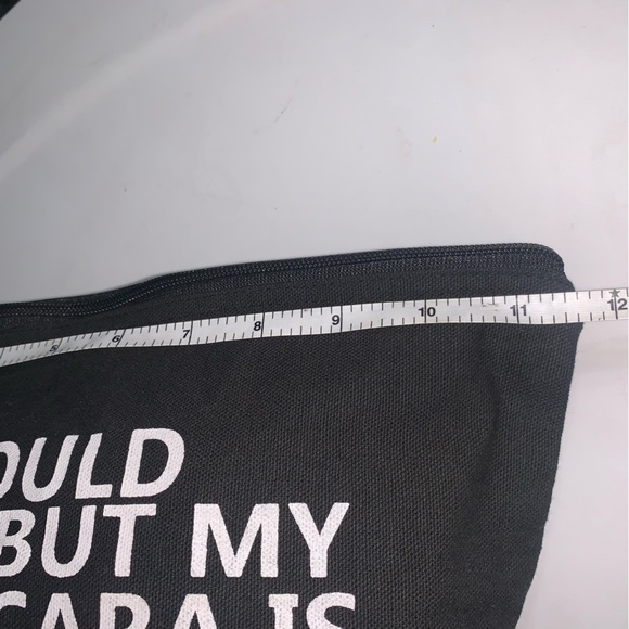 I Would Cry, But My Mascara Is Designer” Make-Up/ Cosmetic Bag - Picture 8 of 9